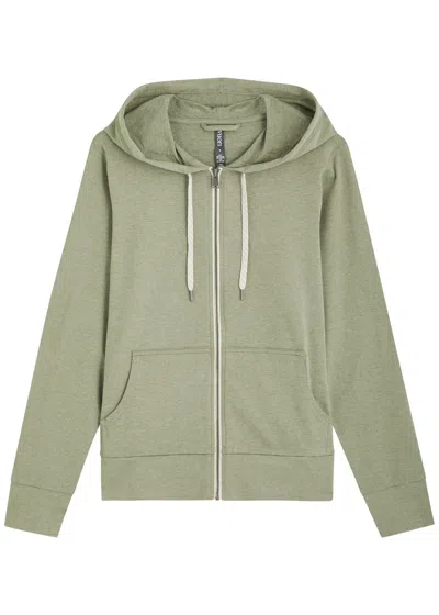 Vuori Halo Performance 2.0 Hooded Jersey Sweatshirt In Green