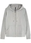 Vuori Halo Performance 2.0 Hooded Jersey Sweatshirt In Light Grey
