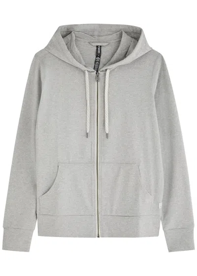 Vuori Halo Performance 2.0 Hooded Jersey Sweatshirt In Light Grey