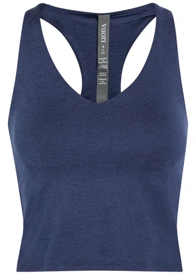 Vuori Halo Performance 2.0 Jersey Workout Tank Top In Blue