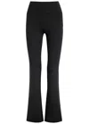 Vuori All The Feels Flared Stretch-jersey Leggings In Black