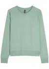 Vuori Halo Slubbed Jersey Top In Green
