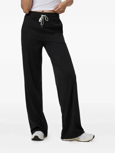 Vuori Halo Wide Leg Track Pants In Black