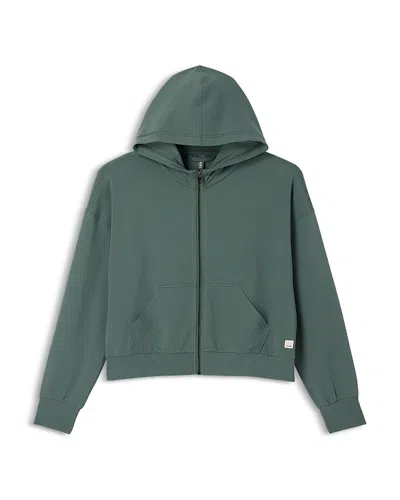 Vuori Halo Zippered Hoodie In Gray