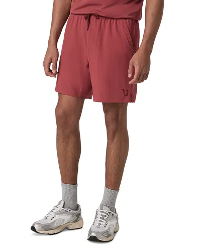 Vuori Hardkore 7 Lined Shorts In Red