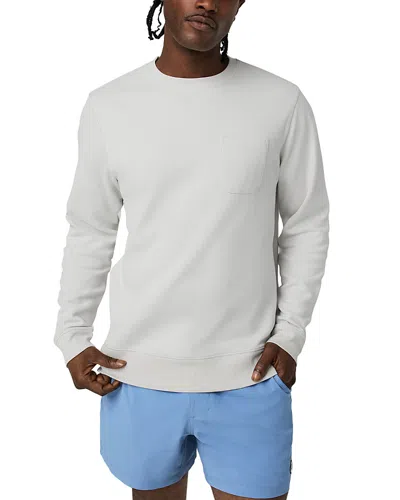 Vuori Jeffreys Crew 2.0 Cotton Blend Sweathirt In Gray