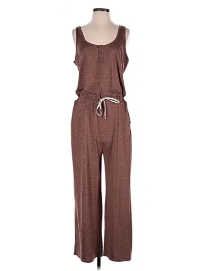 Pre-owned Vuori Jumpsuit In Brown
