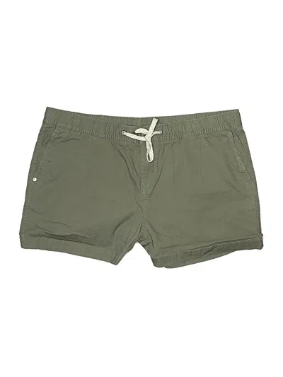 Pre-owned Vuori Khaki Shorts In Green