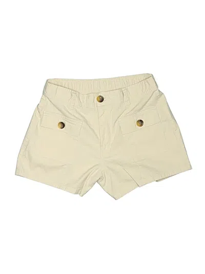 Pre-owned Vuori Khaki Shorts In Ivory