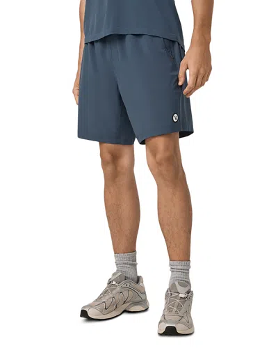Vuori Kore Lined 7 Shorts In Blue Sea Heather