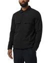 Vuori Lawson Tech Shirt Jacket In Black
