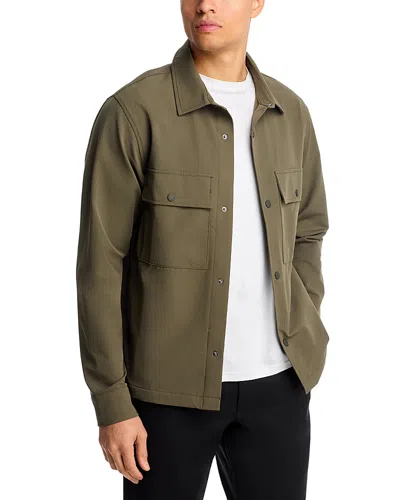 Vuori Lawson Tech Shirt Jacket In Green