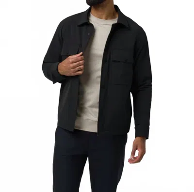 Vuori Lawson Tech Shirt Jacket In Black