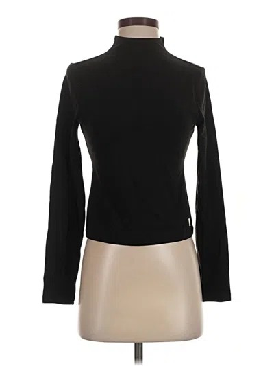 Pre-owned Vuori Long Sleeve Top Black Turtleneck Tops