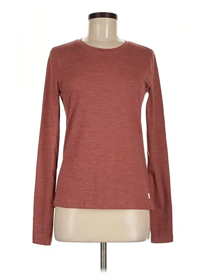 Pre-owned Vuori Long Sleeve T-shirt In Brown