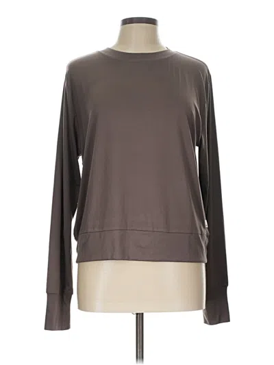 Pre-owned Vuori Long Sleeve T-shirt In Brown