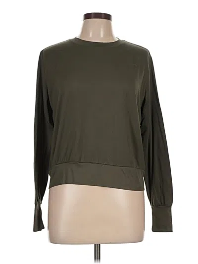 Pre-owned Vuori Long Sleeve T-shirt In Green