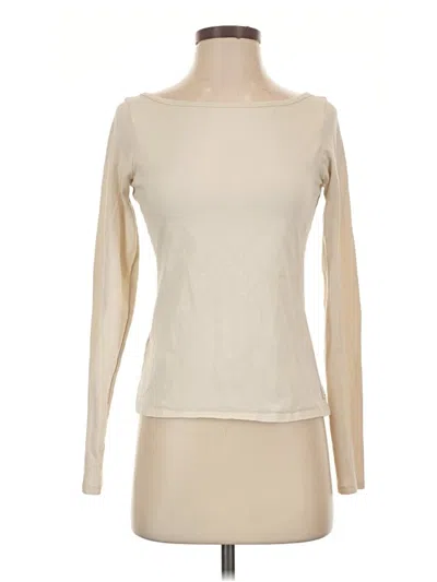 Pre-owned Vuori Long Sleeve T-shirt In Ivory
