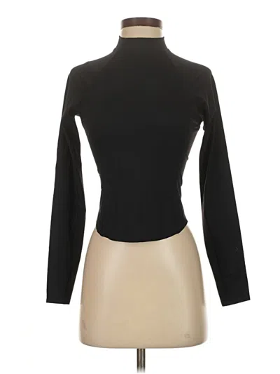 Pre-owned Vuori Long Sleeve Turtleneck In Black