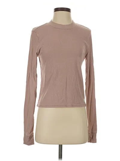 Pre-owned Vuori Long Sleeve Turtleneck In Brown