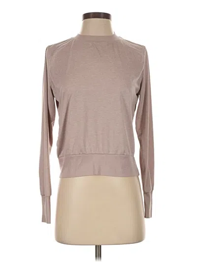 Pre-owned Vuori Long Sleeve Turtleneck In Tan