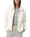 Vuori Lou Full Zip Jacket In White