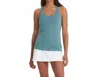 Vuori Lux Performance Tank Top In Luna Heather In Multi