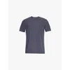 Vuori Mens Azure Heather Crewneck Moisture-wicking Relaxed Fit Stretch-jersey T-shirt In Azure Heather