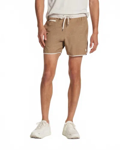 Vuori Men's Banks Short In Wheat In Brown