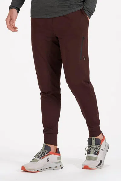 Vuori Men's Sunday Performance Jogger In Oxblood In Red