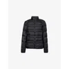 Vuori Mens Coordinate High-neck Shell-down Jacket Black Xl In Black