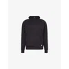 Vuori Ponto Kangaroo-pocket Recycled Polyester-blend Hoody In Black Heather