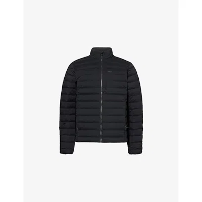 Vuori Mens Black Steadfast Insulated High-neck Shell Jacket In Blue