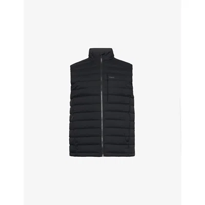 Vuori Mens Black Steadfast Insulated High-neck Shell Vest Xl