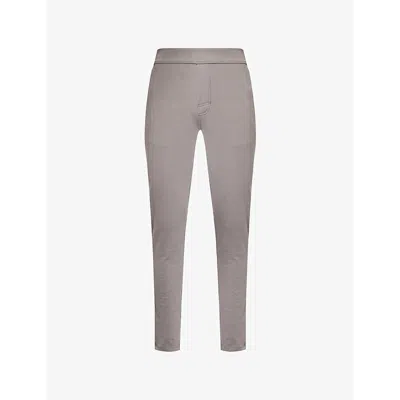 Vuori Mens Coronado Tapered Recycled-polyester Bend Stretch-jersey Jogging Bottoms Dolomite Heather