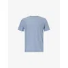 Vuori Strato Tech Tee In Stormy Heather In Chambray Heather