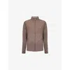 Vuori Mens Huckleberry Heather Sunday Element Stretch-jersey Track Jacket In Neutral