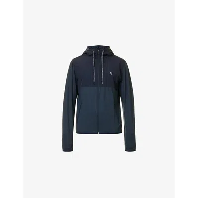 Vuori Sunday Element Hooded Jacket In Ink Heather
