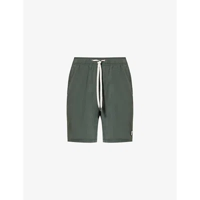 Vuori Mens Kore Brand-patch Stretch-jersey Shorts Aspen