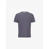 Vuori Mens Strato Tech Brand-patch Stretch-woven T-shirt Moonlight In Blue