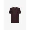 Vuori Mens Raisin Heather Strato Tech Short-sleeve Stretch-woven T-shirt Xl In Brown