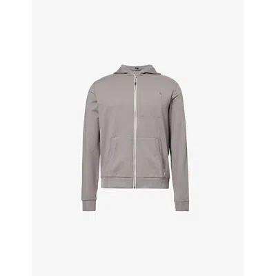 Vuori Mens Coronado Zip-up Stretch-jersey Hoody Dolomite Heather Xxl