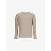 Vuori Mens Strato Crew-neck Stretch-jersey Top Mocha Heather