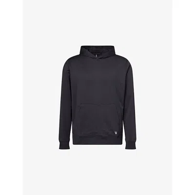 Vuori Mens Black Sunday 2.0 Stretch-woven Hoody In Blue