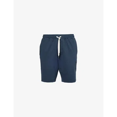 Vuori Mens  Sunday Moisture-wicking Straight Leg Recycled-polyester Blend Stretch-jersey Shorts In Ink Heather
