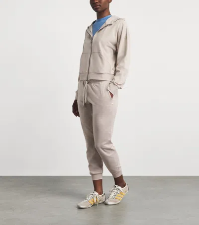 Vuori Modern Halo Zip-up Hoodie In Ivory