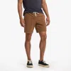 Vuori Optimist Short In Camel In Brown