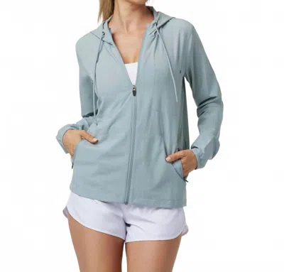 Vuori Outdoor Trainer Shell Jacket In Vintage Pistachio Linen Txt In Gray