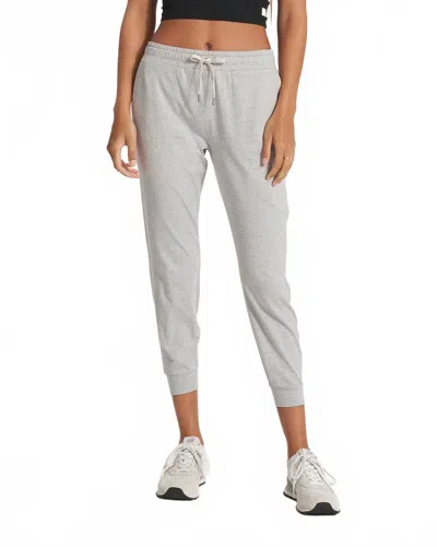 Vuori Performance Jogger In Pale Grey Heather In Gray