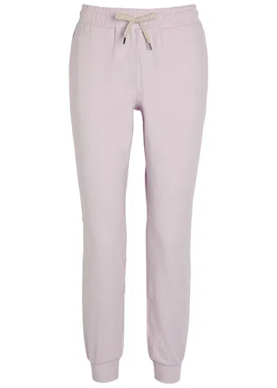 Vuori Performance Slubbed-jersey Sweatpants In Purple